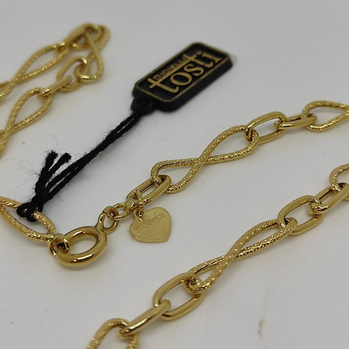 Collana oro giallo 18 kt Donna Catena maglia intrecciata 50 cm 9,6 gr | Gioiellitosti.it