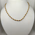 Collana oro giallo 18 kt donna girocollo con pietre rubini 43 cm | Gioiellitosti.it