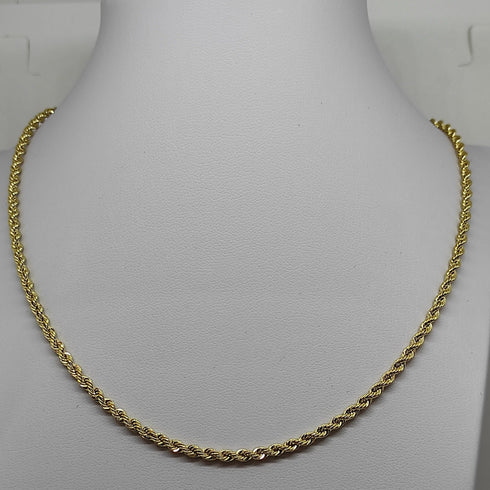 Collana oro giallo 18 kt donna Torchon 50 cm 4.2 gr | Gioiellitosti.it