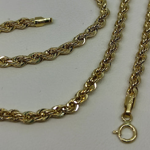 Collana oro giallo 18 kt donna Torchon 50 cm 4.2 gr | Gioiellitosti.it