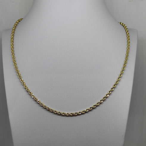Collana oro giallo 18 kt donna Torchon 50 cm 4.2 gr | Gioiellitosti.it