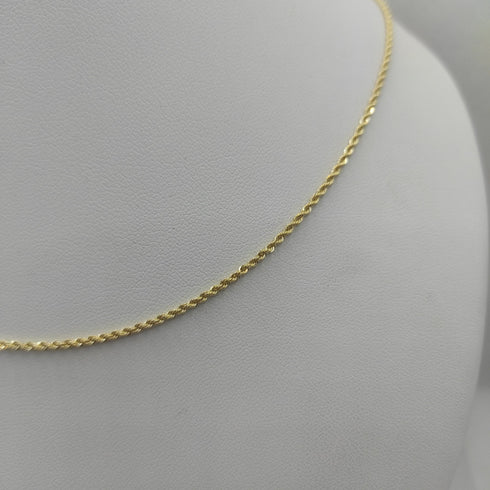 Collana oro giallo 18 kt maglia Torchon 44-50-60 cm | Gioiellitosti.it