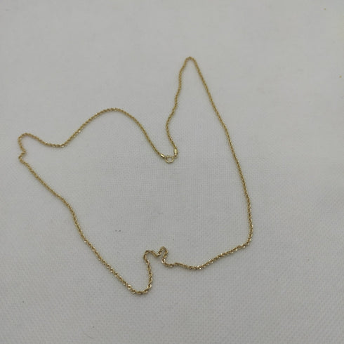 Collana oro giallo 18 kt maglia Torchon 44-50-60 cm | Gioiellitosti.it