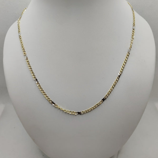 Collana oro giallo 18 kt Unisex catena a maglia 50 cm 3.50 gr | Gioiellitosti.it