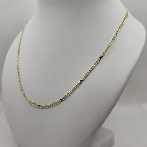 Collana oro giallo 18 kt Unisex catena a maglia 50 cm 3.50 gr | Gioiellitosti.it