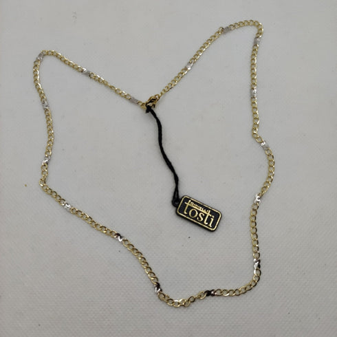 Collana oro giallo 18 kt Unisex catena a maglia 50 cm 3.50 gr | Gioiellitosti.it