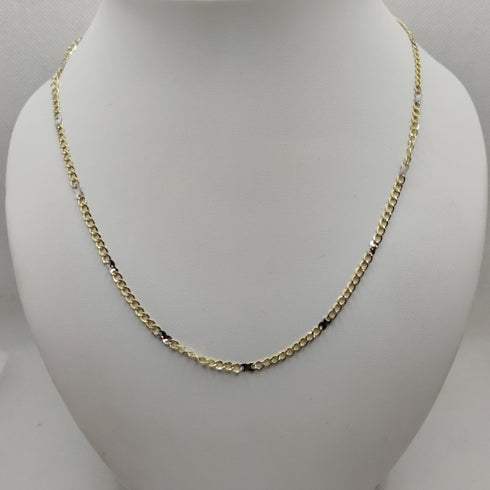 Collana oro giallo 18 kt Unisex catena a maglia 50 cm 3.50 gr | Gioiellitosti.it