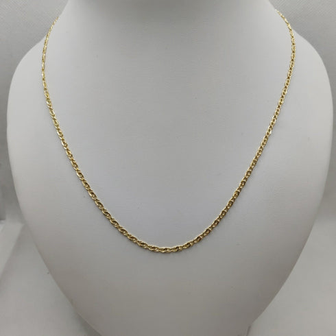 Collana oro giallo 18 kt Unisex catena a maglia 50 cm 3.80 gr | Gioiellitosti.it
