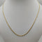 Collana oro giallo 18 kt Unisex catena a maglia 50 cm 3.80 gr | Gioiellitosti.it
