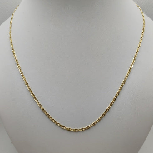 Collana oro giallo 18 kt Unisex catena a maglia 50 cm 3.80 gr | Gioiellitosti.it