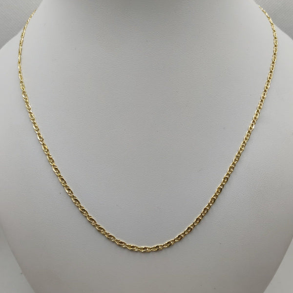 Collana oro giallo 18 kt Unisex catena a maglia 50 cm 3.80 gr | Gioiellitosti.it