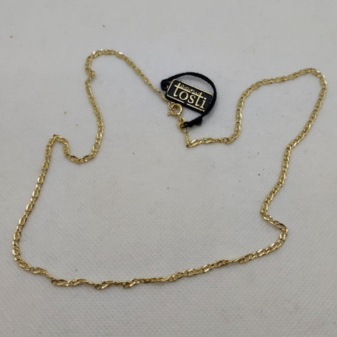 Collana oro giallo 18 kt Unisex catena a maglia 50 cm 3.80 gr | Gioiellitosti.it