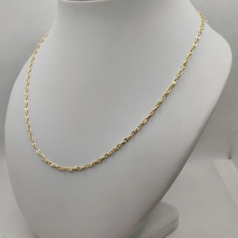 Collana oro giallo 18 kt Unisex catena a maglia 50 cm 4,0 gr | Gioiellitosti.it