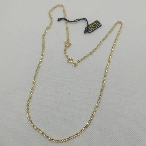 Collana oro giallo 18 kt Unisex catena a maglia 60 cm 4,70 gr | Gioiellitosti.it