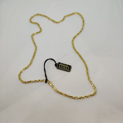 Collana oro giallo 18 kt Unisex Catena intrecciata 50 cm 15 gr | Gioiellitosti.it