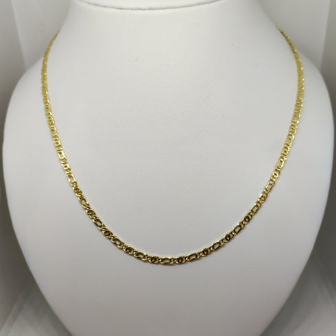 Collana oro giallo 18 kt Unisex Catena intrecciata 50 cm 7 gr | Gioiellitosti.it