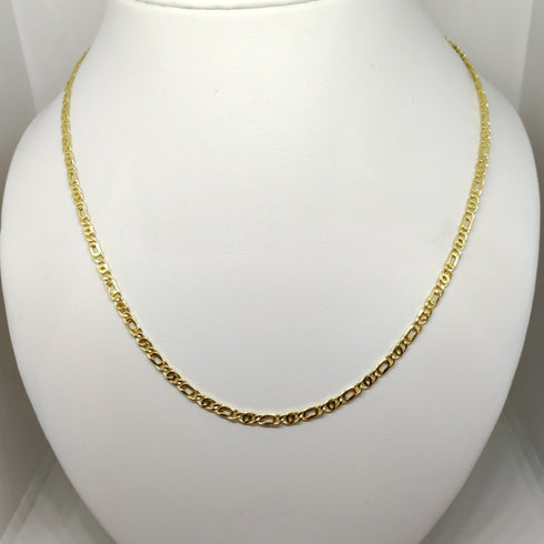 Collana oro giallo 18 kt Unisex Catena intrecciata 50 cm 7 gr | Gioiellitosti.it