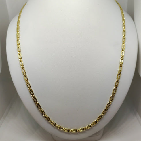 Collana oro giallo 18 kt Unisex Catena intrecciata 60 cm 12.20 gr | Gioiellitosti.it