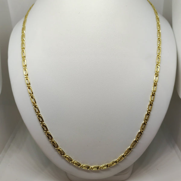 Collana oro giallo 18 kt Unisex Catena intrecciata 60 cm 12.20 gr | Gioiellitosti.it