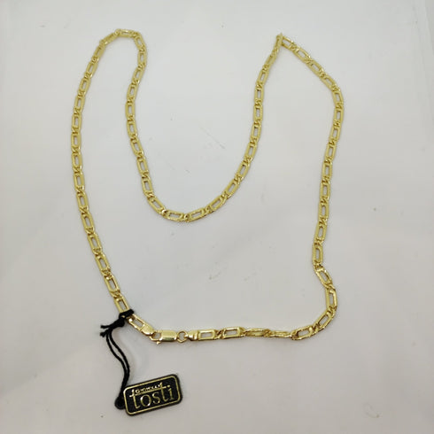 Collana oro giallo 18 kt Unisex Catena intrecciata 60 cm 12.20 gr | Gioiellitosti.it