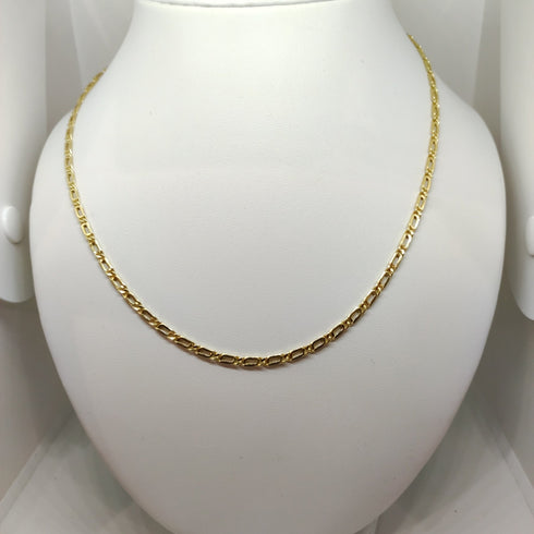 Collana oro giallo 18 kt Unisex Catena maglia 50 cm 6.90 gr | Gioiellitosti.it