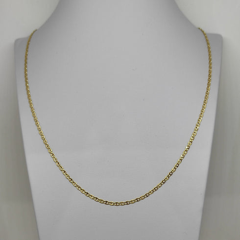 Collana oro giallo 18 kt unisex catena maglia 60 cm 3,10 gr | Gioiellitosti.it
