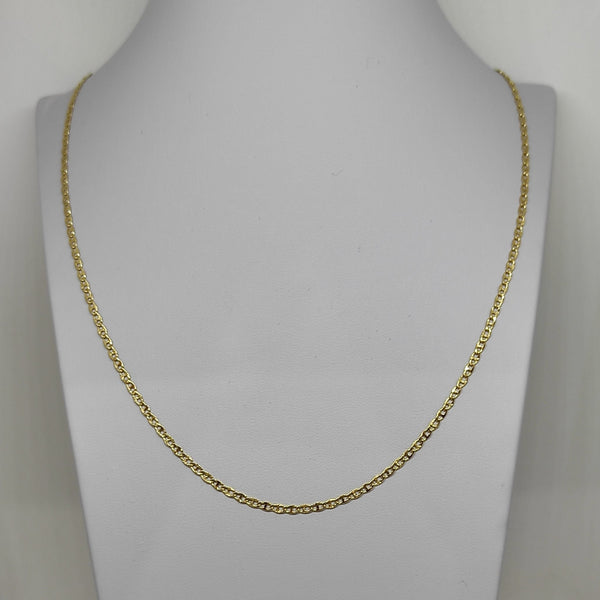 Collana oro giallo 18 kt unisex catena maglia 60 cm 3,10 gr | Gioiellitosti.it