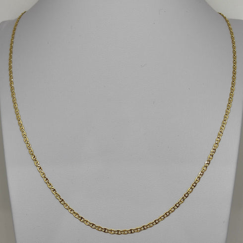 Collana oro giallo 18 kt unisex catena maglia 60 cm 3,10 gr | Gioiellitosti.it
