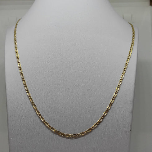 Collana oro giallo 18 kt unisex catena maglia 60 cm 3,80 gr | Gioiellitosti.it