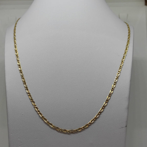 Collana oro giallo 18 kt unisex catena maglia 60 cm 3,80 gr | Gioiellitosti.it