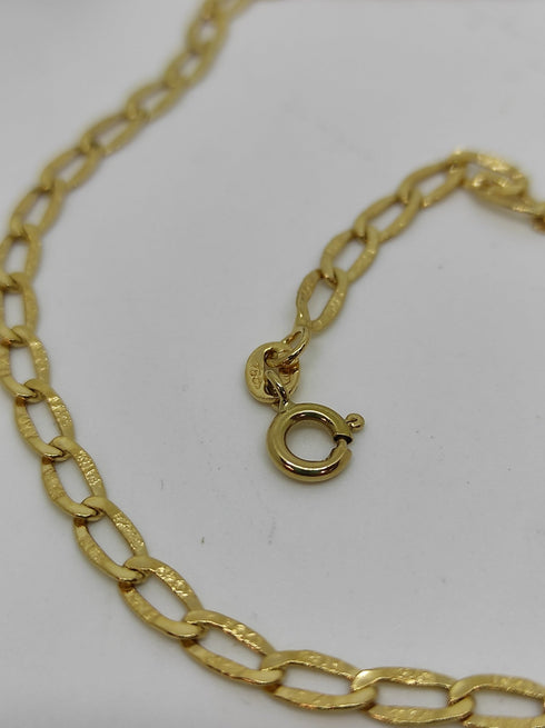 Collana oro giallo 18 kt unisex catena maglia 60 cm 5,60 gr | Gioiellitosti.it