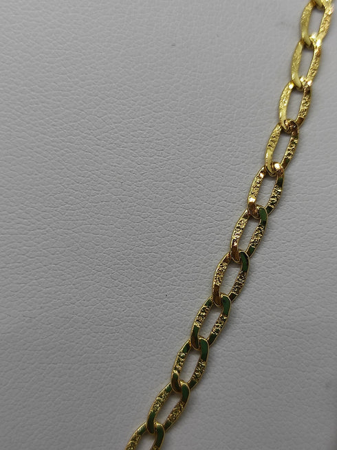 Collana oro giallo 18 kt unisex catena maglia 60 cm 5,60 gr | Gioiellitosti.it