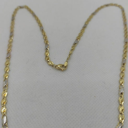 Collana oro giallo 18k catena maglia piatta 60 cm 7,00 gr | Gioiellitosti.it