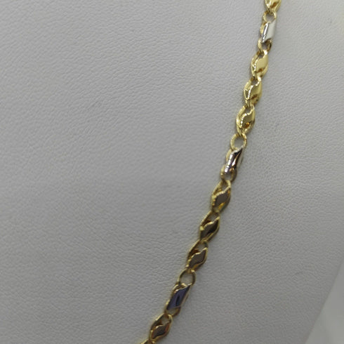 Collana oro giallo 18k catena maglia piatta 60 cm 7,00 gr | Gioiellitosti.it