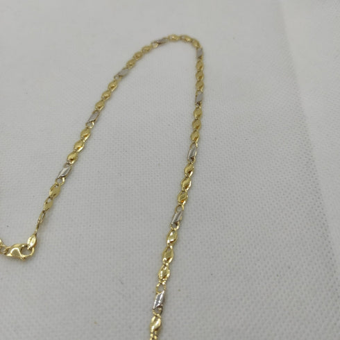 Collana oro giallo 18k catena maglia piatta 60 cm 7,00 gr | Gioiellitosti.it