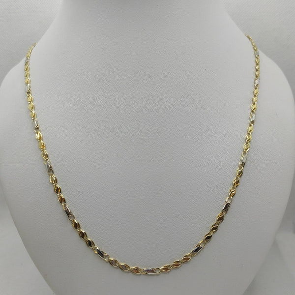 Collana oro giallo 18k catena maglia piatta 60 cm 7,00 gr | Gioiellitosti.it