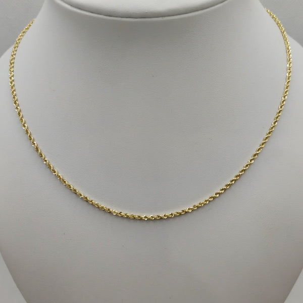 Collana oro giallo 18k donna Torchon 45 cm 2.60 gr | Gioiellitosti.it