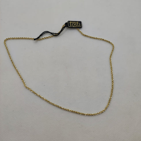 Collana oro giallo 18k donna Torchon 45 cm 2.60 gr | Gioiellitosti.it