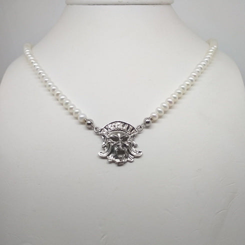 Collana perle e argento 925 Magna Grecia MGK3367VAE | Gioiellitosti.it