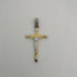 Ciondolo Croce oro 18k Pendente unisex Cristo gr 2,40 | Gioiellitosti.it