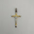 Ciondolo Croce oro 18k Pendente unisex Cristo gr 2,40 | Gioiellitosti.it