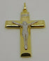 Ciondolo Croce oro 18k Pendente unisex Cristo INRI gr 3,50 | Gioiellitosti.it