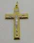 Ciondolo Croce oro 18k Pendente unisex Cristo INRI gr 3,50 | Gioiellitosti.it