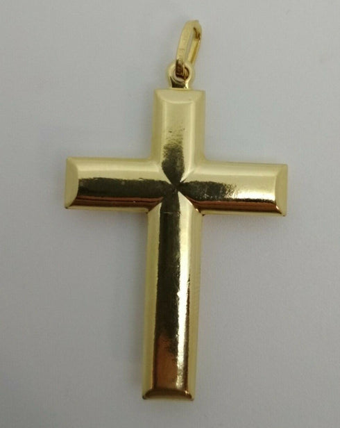 Ciondolo Croce oro 18k Pendente unisex Cristo INRI gr 3,50 | Gioiellitosti.it