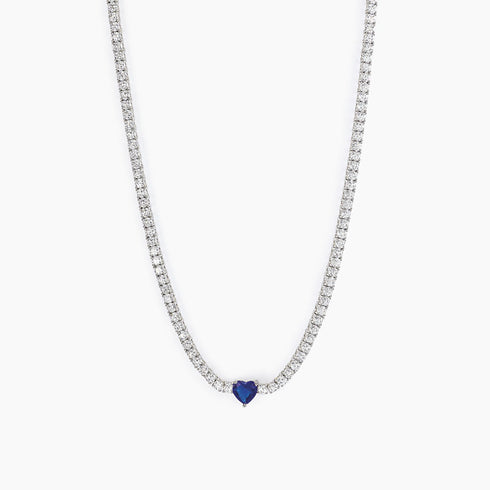 Girocollo Tennis Argento 925 Zirconi MABINA 553430 | Gioiellitosti.it