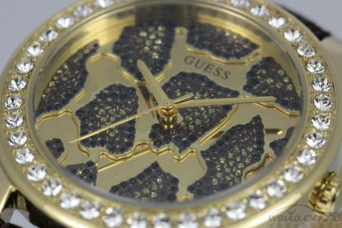 Guess Animalier W0056L2 Orologio donna oro cristalli | Gioiellitosti.it