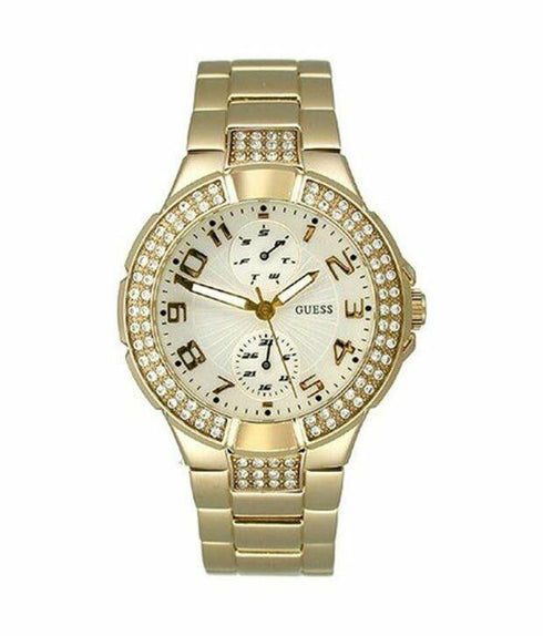 Guess Mini Prisma W15072L1 Orologio donna acciaio dorato cristalli | Gioiellitosti.it