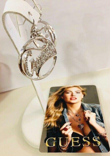 Guess UBE12004 Orecchini cerchio pietre Swarovski | Gioiellitosti.it