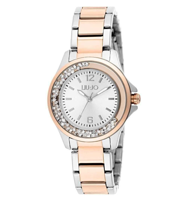 Liu jo TLJ1212 Orologio donna bracciale acciaio oro rosa cristalli | Gioiellitosti.it