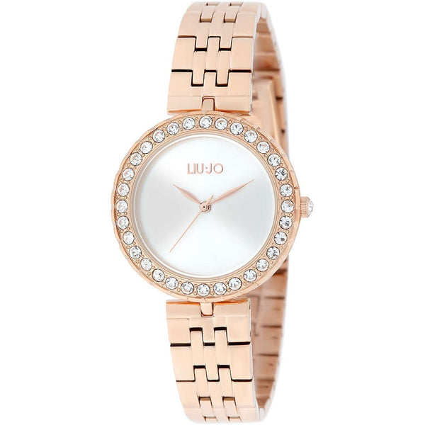 Liu jo TLJ1706 Orologio donna bracciale acciaio oro rosa cristalli | Gioiellitosti.it
